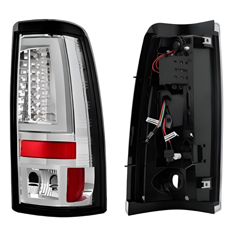 Spyder Chevy Silverado 1500/2500 03-06 Version 2 LED Tail Lights - Chrome ALT-YD-CS03V2-LED-C - Black Ops Auto Works