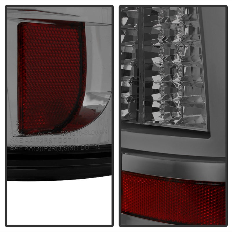 Spyder Chevy Silverado 1500/2500 99-02 Version 2 LED Tail Lights - Smoke ALT-YD-CS99V2-LED-SM - Black Ops Auto Works