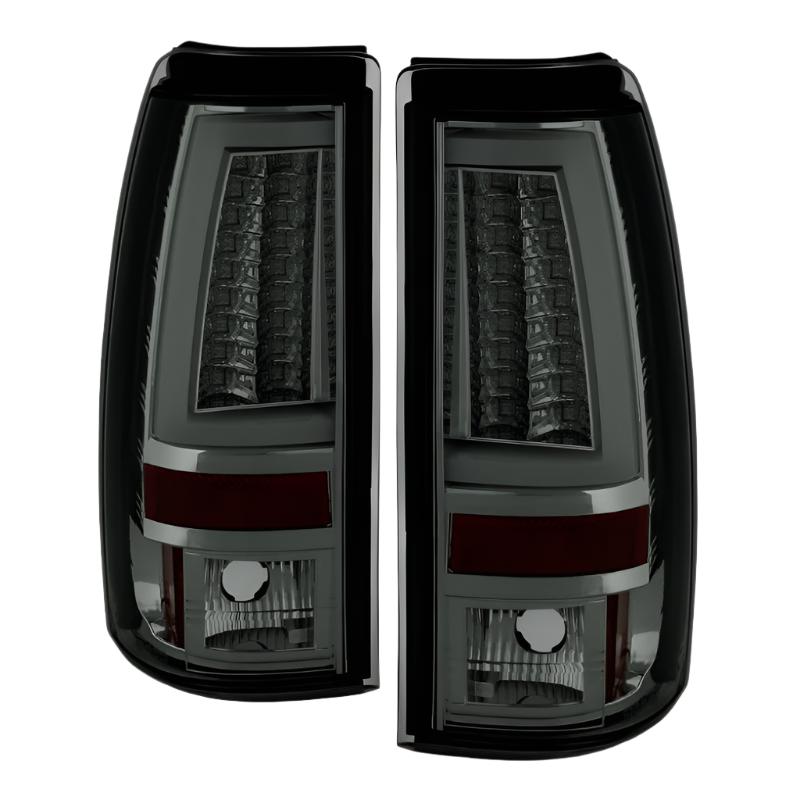 Spyder Chevy Silverado 1500/2500 99-02 Version 2 LED Tail Lights - Smoke ALT-YD-CS99V2-LED-SM - Black Ops Auto Works