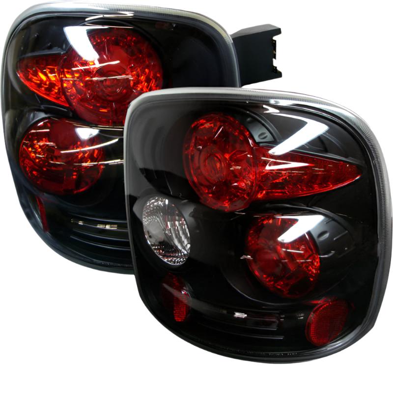 Spyder Chevy Silverado Stepside 99-04 Euro Style Tail Lights Black ALT-YD-CS99STS-BK - Black Ops Auto Works