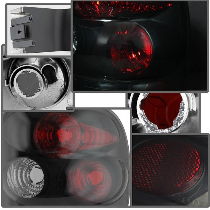 Spyder Chevy Silverado Stepside 99-04 Euro Style Tail Lights Black Smoke ALT-YD-CS99STS-BSM - Black Ops Auto Works