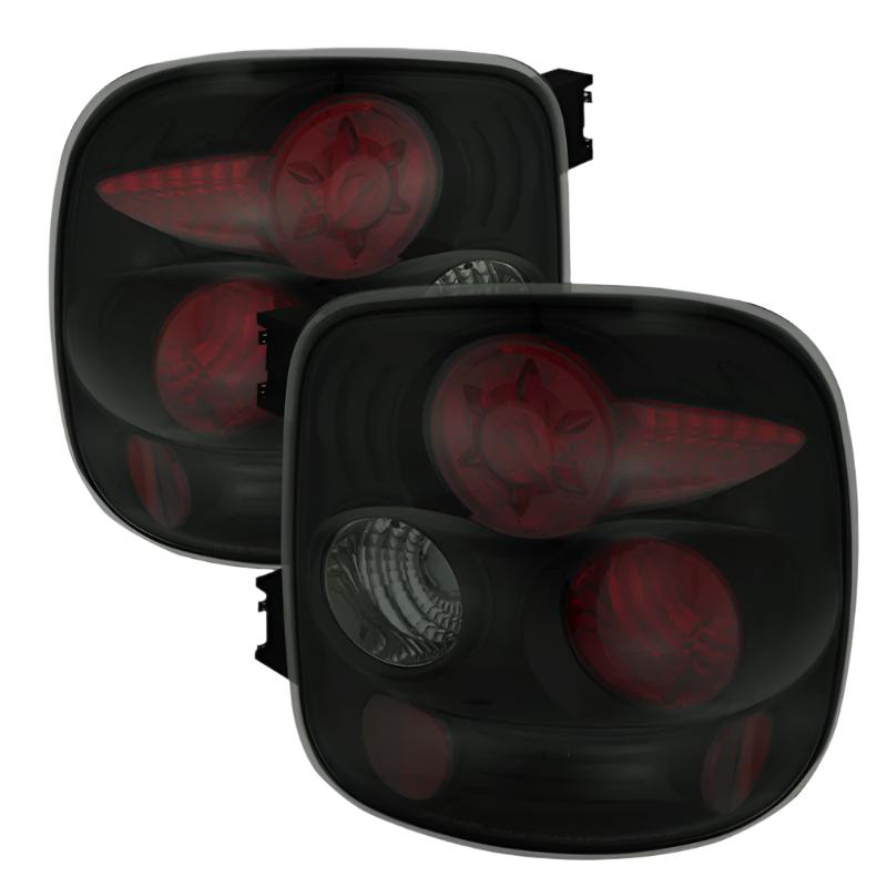 Spyder Chevy Silverado Stepside 99-04 Euro Style Tail Lights Black Smoke ALT-YD-CS99STS-BSM - Black Ops Auto Works