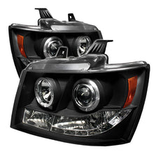 Load image into Gallery viewer, Spyder Chevy Suburban 1500 07-14 Projector Headlights LED Halo LED Blk PRO-YD-CSUB07-HL-BK - Black Ops Auto Works