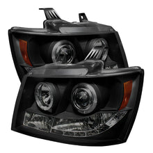 Load image into Gallery viewer, Spyder Chevy Suburban 1500 07-14 Projector Headlights LED Halo LED Blk Smke PRO-YD-CSUB07-HL-BSM - Black Ops Auto Works