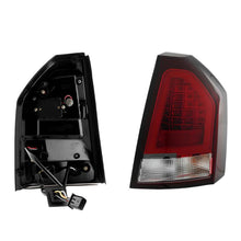 Load image into Gallery viewer, Spyder Chrysler 300C 08-10 V2 Light Bar LED Tail Lights - Red Clear ALT-YD-C308V2-LED-RC - Black Ops Auto Works