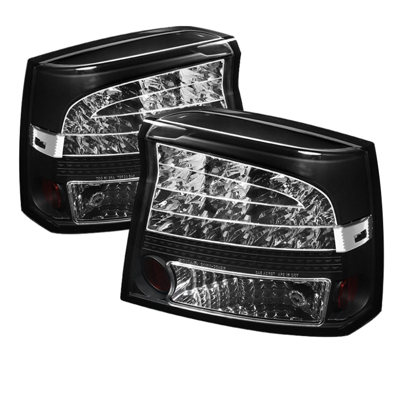 Spyder Dodge Charger 09-10 LED Tail Lights Black ALT-YD-DCH09-LED-BK - Black Ops Auto Works