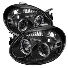 Load image into Gallery viewer, Spyder Dodge Neon 03-05 Projector Headlights LED Halo LED Black High H1 Low H1 PRO-YD-DN03-HL-BK - Black Ops Auto Works