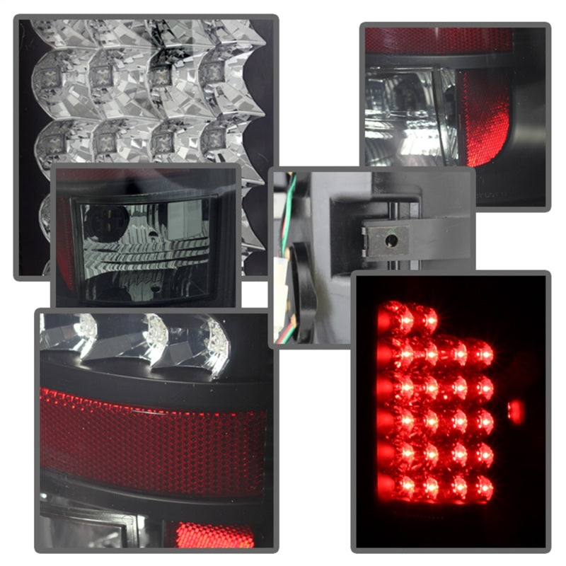 Spyder Dodge Ram 02-06 1500/Ram 2500/3500 03-06 LED Tail Light Black Smoke ALT-YD-DRAM02-LED-BSM - Black Ops Auto Works