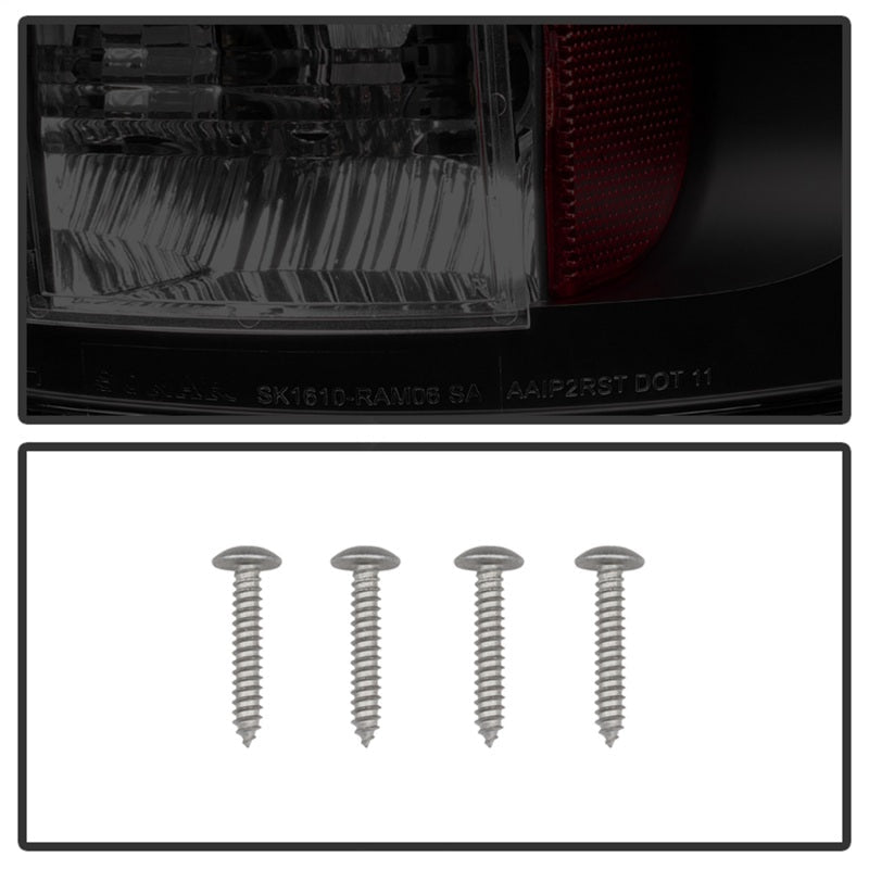 Spyder Dodge Ram 02-06 1500/Ram 2500/3500 03-06 LED Tail Light Black Smoke ALT-YD-DRAM02-LED-BSM - Black Ops Auto Works