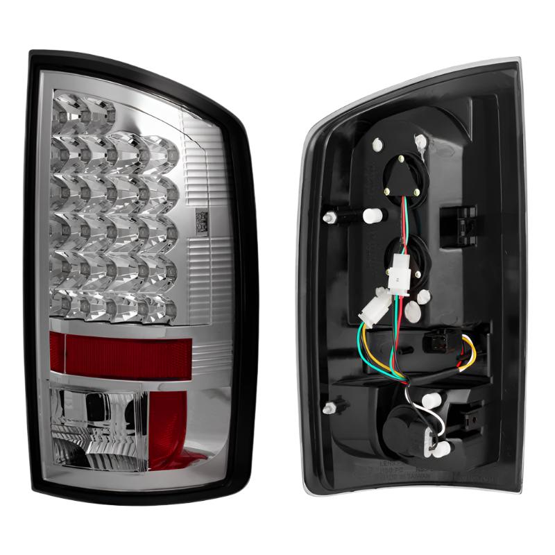 Spyder Dodge Ram 02-06 1500/Ram 2500/3500 03-06 LED Tail Light Chrome ALT-YD-DRAM02-LED-C - Black Ops Auto Works