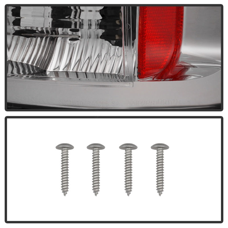 Spyder Dodge Ram 02-06 1500/Ram 2500/3500 03-06 LED Tail Light Chrome ALT-YD-DRAM02-LED-C - Black Ops Auto Works