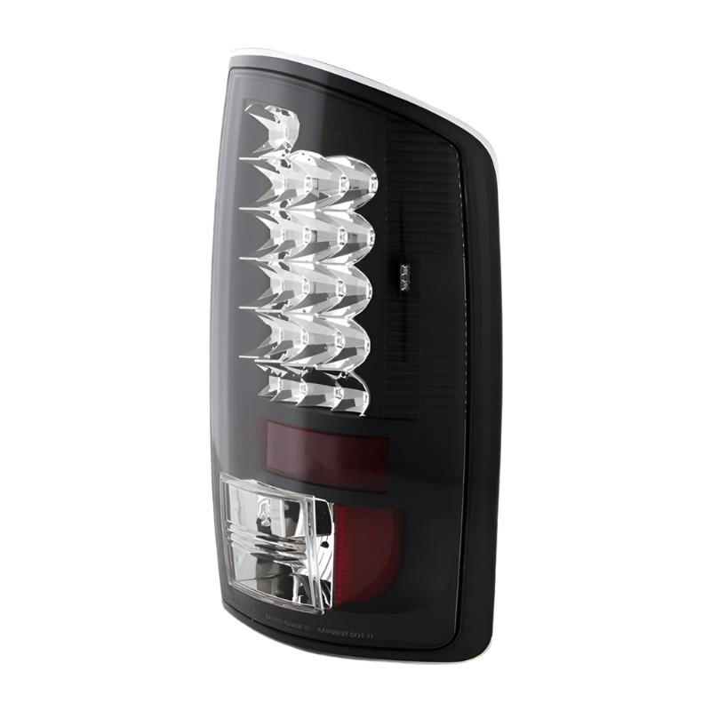 Spyder Dodge Ram 07-08 1500/Ram 07-09 2500/3500 LED Tail Lights Black ALT-YD-DRAM06-LED-BK - Black Ops Auto Works