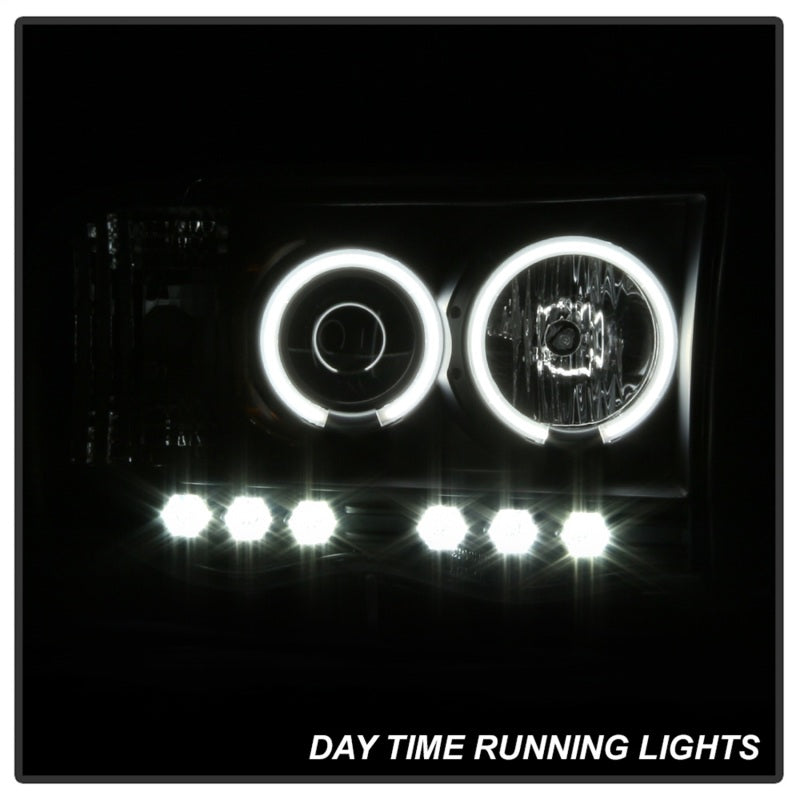 Spyder Dodge Ram 1500 02-05 03-05 Projector Headlights CCFL Halo LED Blk PRO-YD-DR02-CCFL-BK - Black Ops Auto Works