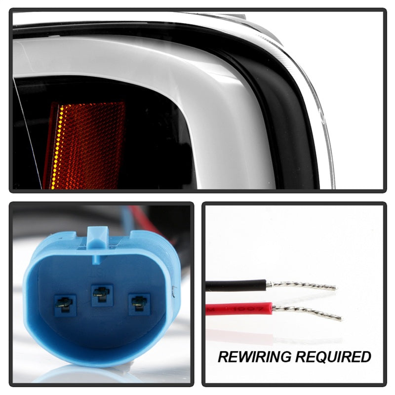 Spyder Dodge Ram 1500 02-05/Ram 2500/3500 03-05 High-Power LED Headlights - Black PRO-YD-DR02V2PL-BK - Black Ops Auto Works