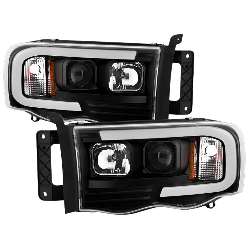 Spyder Dodge Ram 1500 02-05/Ram 2500/3500 03-05 High-Power LED Headlights - Black PRO-YD-DR02V2PL-BK - Black Ops Auto Works