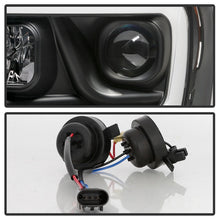 Load image into Gallery viewer, Spyder Dodge Ram 1500 06-08 V2 Projector Headlights - Light Bar DRL - Black (PRO-YD-DR06V2-LB-BK) - Black Ops Auto Works