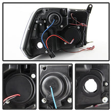 Load image into Gallery viewer, Spyder Dodge Ram 1500 09-14 10-14 Projector Headlights Halogen- LED Halo LED - Blk PRO-YD-DR09-HL-BK - Black Ops Auto Works