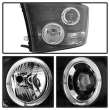 Load image into Gallery viewer, Spyder Dodge Ram 1500 09-14 10-14 Projector Headlights Halogen- LED Halo LED - Blk PRO-YD-DR09-HL-BK - Black Ops Auto Works
