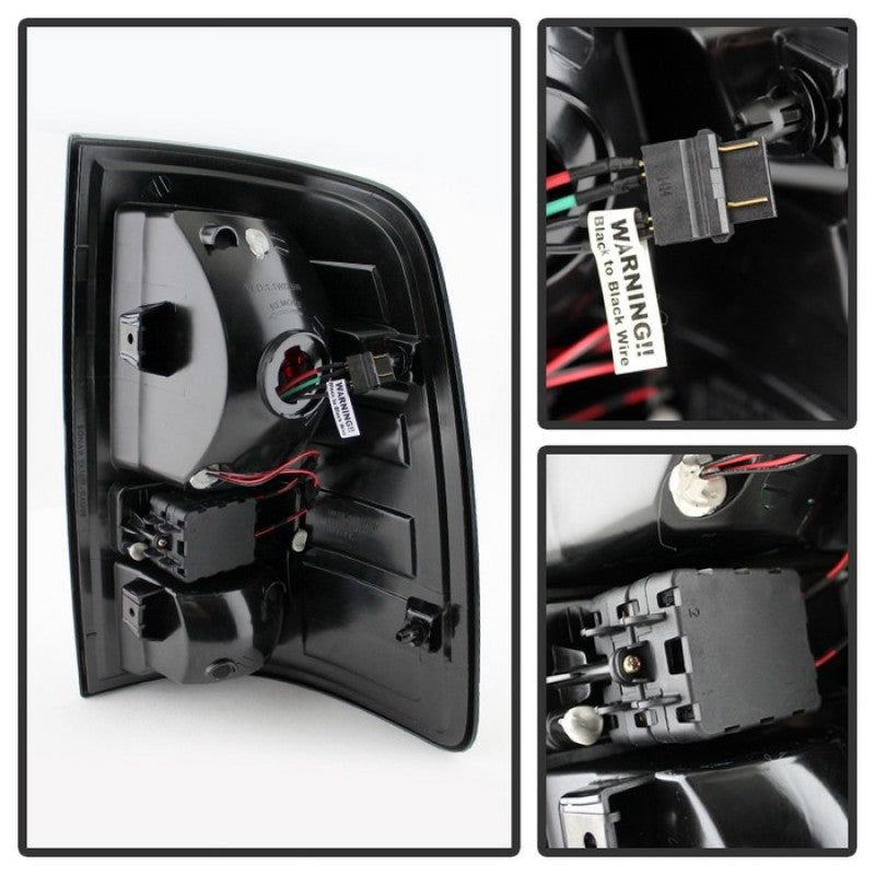 Spyder Dodge Ram 1500 09-14 LED Tail Lights Incandescent- Blk Smke ALT-YD-DRAM09-LED-BSM - Black Ops Auto Works