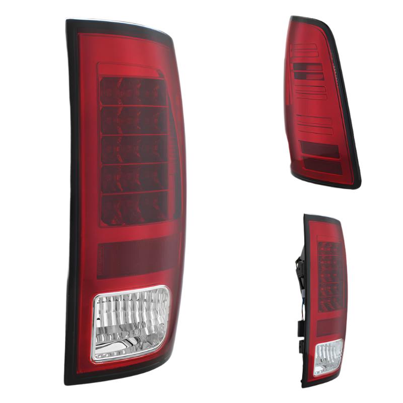 Spyder Dodge Ram 1500 13-14 13-14 LED Tail Lights LED Model only - Red Clear ALT-YD-DRAM13-LED-RC - Black Ops Auto Works