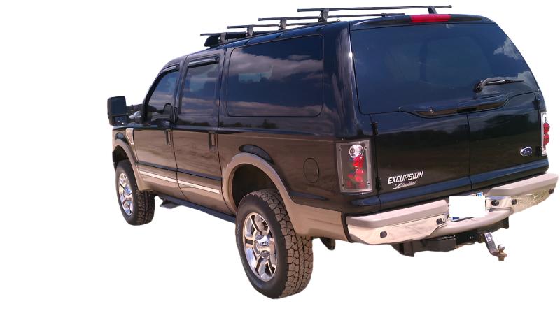 Spyder Ford Excursion 00-06/Econoline 150/250/350/450/550 95-06 Euro Tail Lights Blk ALT-YD-FEC00-BK - Black Ops Auto Works