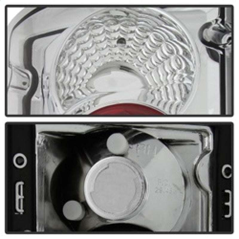 Spyder Ford Excursion 00-06/Econoline 150/250/350/450/550 95-06 Euro Tail Lights Chrm ALT-YD-FEC00-C - Black Ops Auto Works