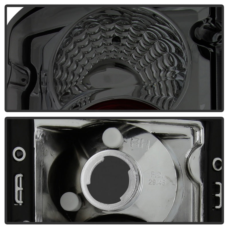 Spyder Ford Excursion 00-06/Econoline 150/250/350/450/550 95-06 Euro Tail Lights Smk ALT-YD-FEC00-SM - Black Ops Auto Works