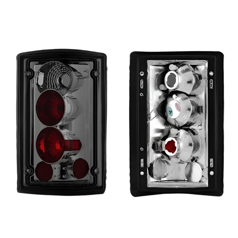 Spyder Ford Excursion 00-06/Econoline 150/250/350/450/550 95-06 Euro Tail Lights Smk ALT-YD-FEC00-SM - Black Ops Auto Works