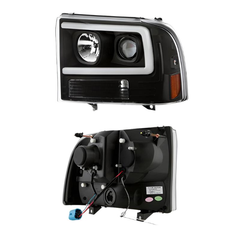 Spyder Ford F-250 99-04/Excursion 00-04 1 Piece LED Headlights - Black PRO-YD-FF25099V2PL-BK - Black Ops Auto Works