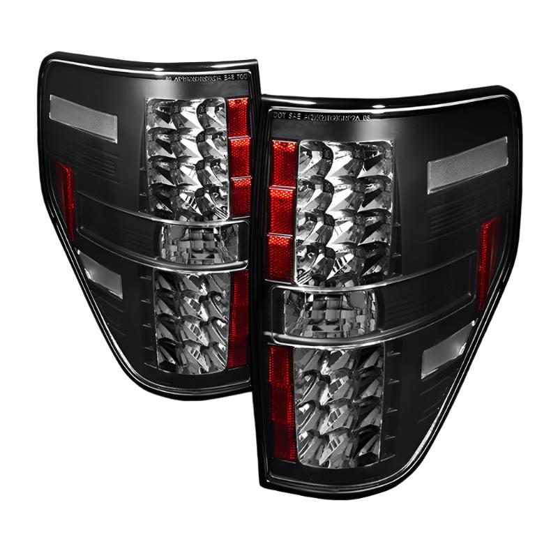 Spyder Ford F150 09-14 LED Tail Lights Black ALT-YD-FF15009-LED-BK - Black Ops Auto Works