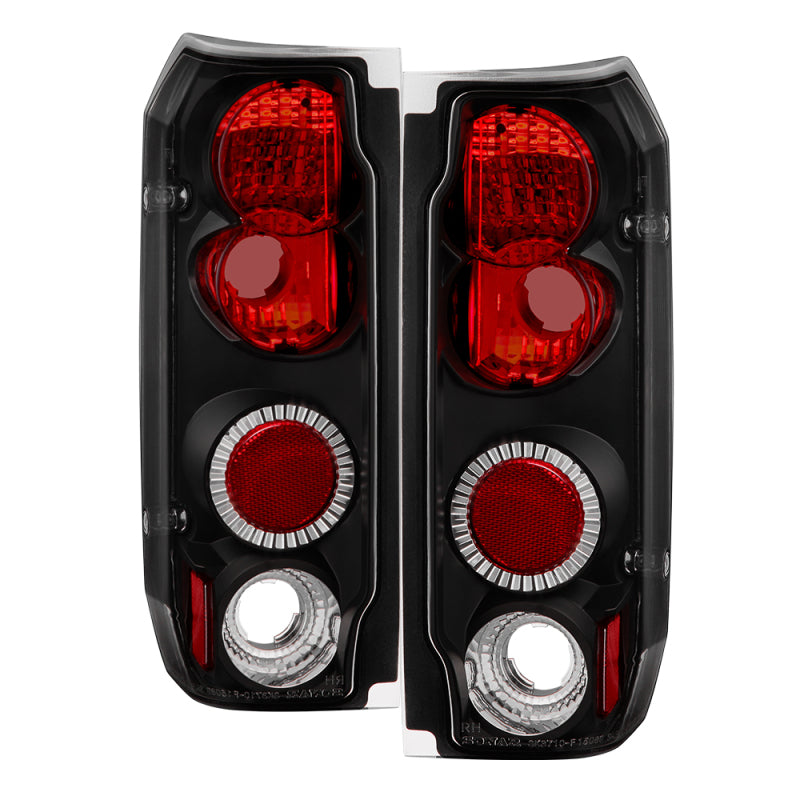Spyder Ford F150 87-96/Ford Bronco 88-96 Euro Style Tail Lights Black ALT-YD-FF15089-BK - Black Ops Auto Works