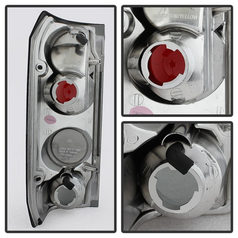 Spyder Ford F150 87-96/Ford Bronco 88-96 Euro Style Tail Lights Black Smoke ALT-YD-FF15089-BSM - Black Ops Auto Works