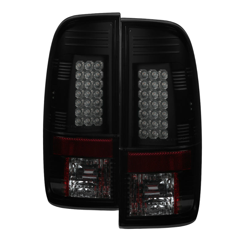 Spyder Ford F150 side 97-03/F250 Super Duty 99-07 LED Tail Lights Blk Smke ALT-YD-FF15097-LED-BSM - Black Ops Auto Works