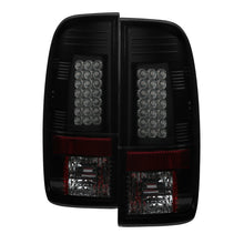 Load image into Gallery viewer, Spyder Ford F150 side 97-03/F250 Super Duty 99-07 LED Tail Lights Blk Smke ALT-YD-FF15097-LED-BSM - Black Ops Auto Works