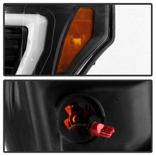 Load image into Gallery viewer, Spyder Ford F250/350/450 11-16 V2 High-Power LED Headlights-White Light Bar-Black PRO-YD-FS11V2PL-BK - Black Ops Auto Works