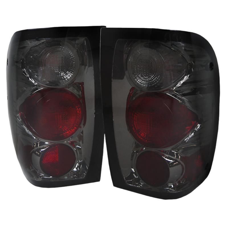 Spyder Ford Ranger 98-00 Euro Style Tail Lights Smoke ALT-YD-FR98-SM - Black Ops Auto Works