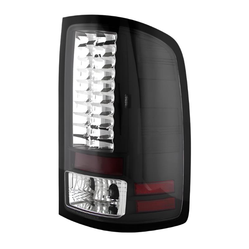 Spyder GMC Sierra 07-13 (Not fit 3500 Dually 4 Rear Wheels)LED Tail Lights Black ALT-YD-GS07-LED-BK - Black Ops Auto Works