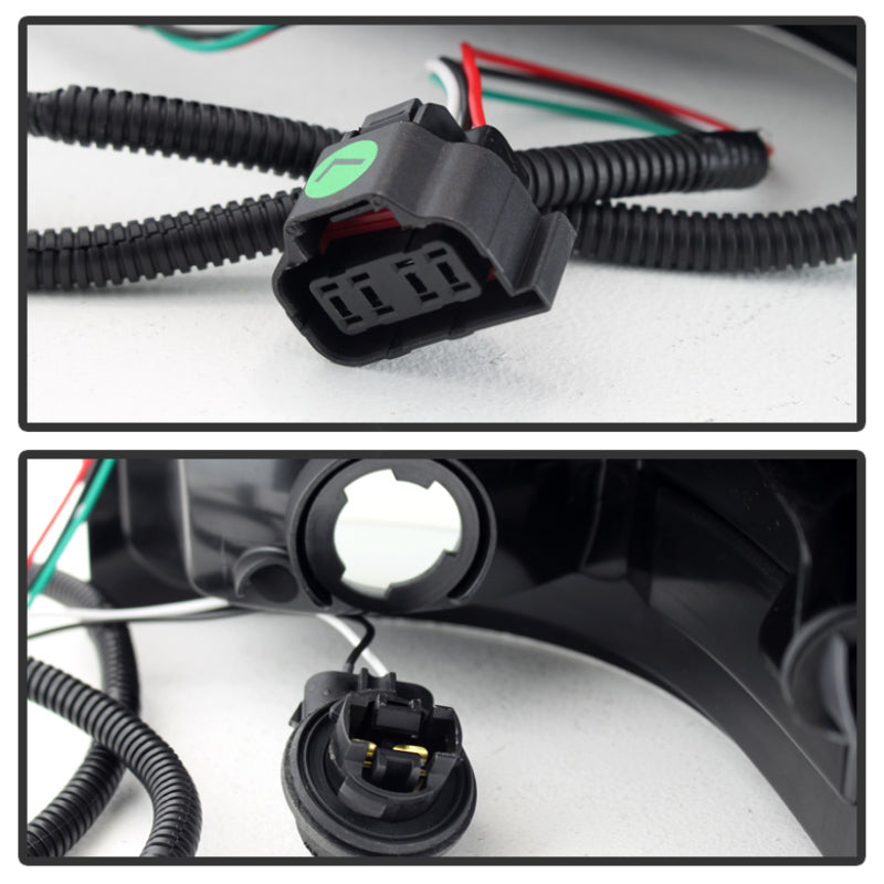 Spyder GMC Sierra 07-13 (Not fit 3500 Dually 4 Rear Wheels)LED Tail Lights Black ALT-YD-GS07-LED-BK - Black Ops Auto Works