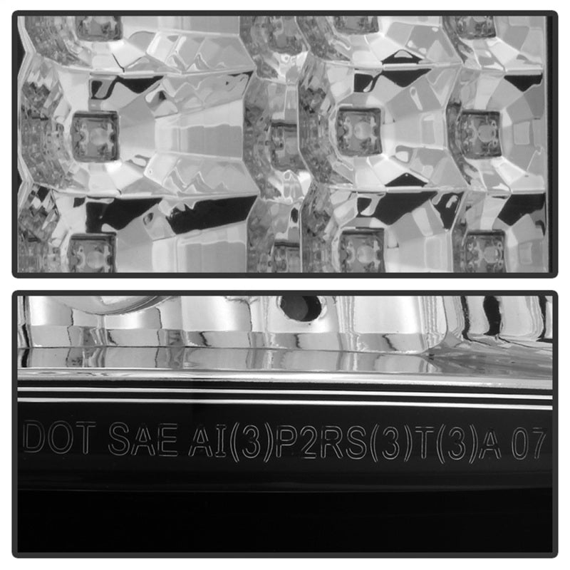 Spyder GMC Sierra 07-13 (Not fit 3500 Dually 4 Rear Wheels)LED Tail Lights Black ALT-YD-GS07-LED-BK - Black Ops Auto Works