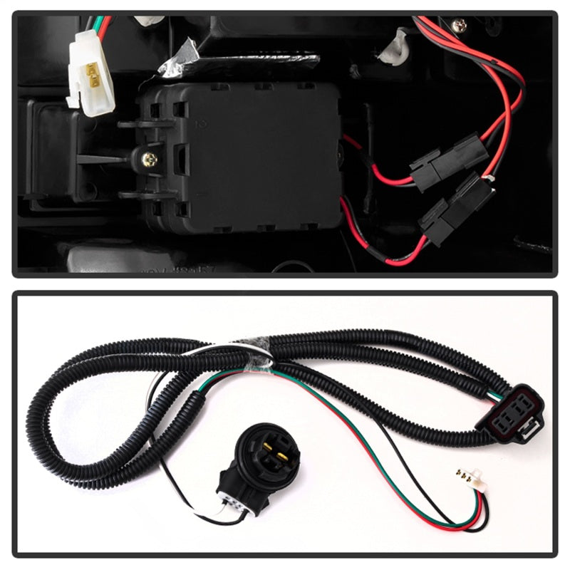 Spyder GMC Sierra 07-13 (Not fit 3500 Dually 4 Rear Wheels)LED Tail Lights Black ALT-YD-GS07-LED-BK - Black Ops Auto Works