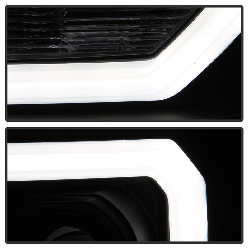 Spyder GMC Sierra 1500/2500/3500 07-13 V2 Projector Headlights- Black PRO-YD-GS07V2-LBDRL-BK - Black Ops Auto Works