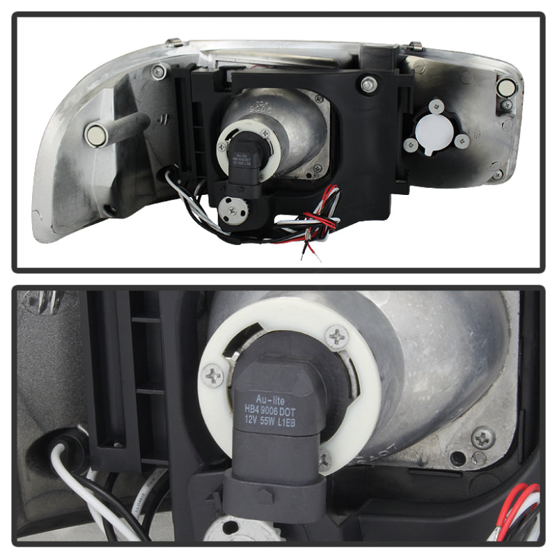Spyder GMC Sierra 1500/2500/3500 99-06 Projector Headlights LED Halo LED Smoke PRO-YD-CDE00-HL-SMC - Black Ops Auto Works