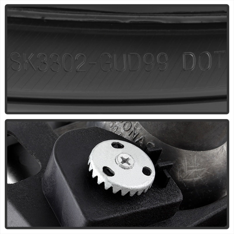 Spyder GMC Sierra 1500/2500/3500 99-06 Projector Headlights LED Halo LED Smoke PRO-YD-CDE00-HL-SMC - Black Ops Auto Works