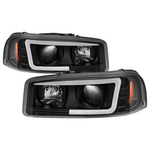 Load image into Gallery viewer, Spyder GMC Sierra 1500/2500/3500 99-06 V2 Projector Headlights - DRL - Black PRO-YD-CDE00V2-LB-BK - Black Ops Auto Works