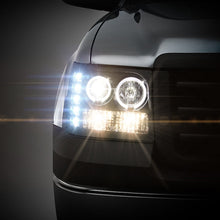 Load image into Gallery viewer, Spyder GMC Sierra 1500/GMC Sierra Denali 08-13 Projector LED Halo- LED Blk PRO-YD-GS07-HL-BK - Black Ops Auto Works