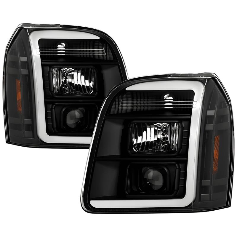 Spyder GMC Yukon 07-14/Denali 07-14 /XL 07-14 V2 Projector Headlights - Black PRO-YD-GY07V2SI-BK - Black Ops Auto Works
