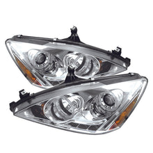 Load image into Gallery viewer, Spyder Honda Accord 03-07 Projector Headlights LED Halo Amber Reflctr LED Chrm PRO-YD-HA03-AM-C - Black Ops Auto Works