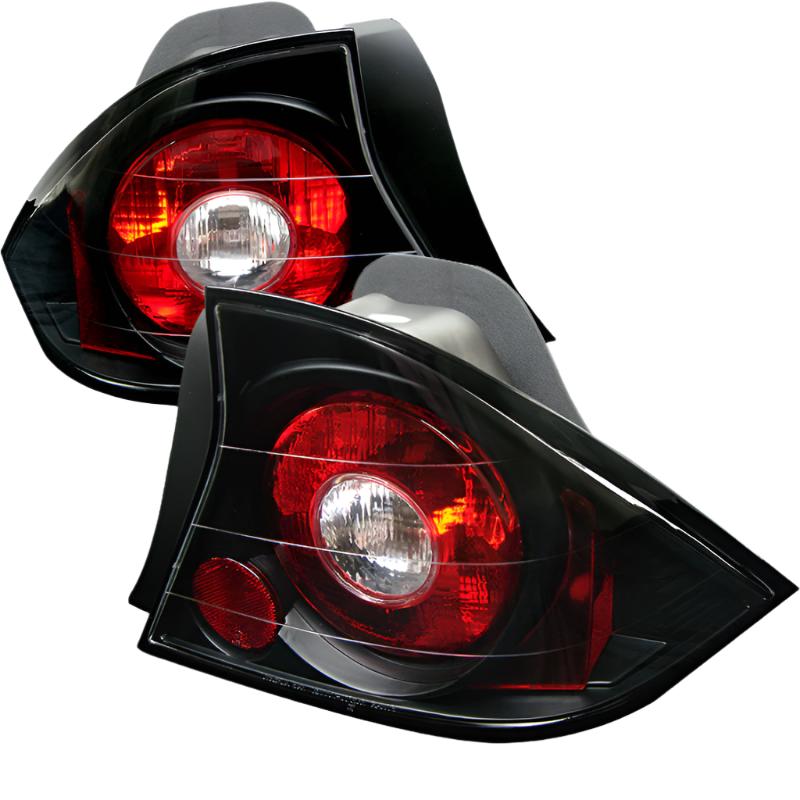 Spyder Honda Civic 01-03 2Dr Euro Style Tail Lights Black ALT-YD-HC01-2D-BK - Black Ops Auto Works
