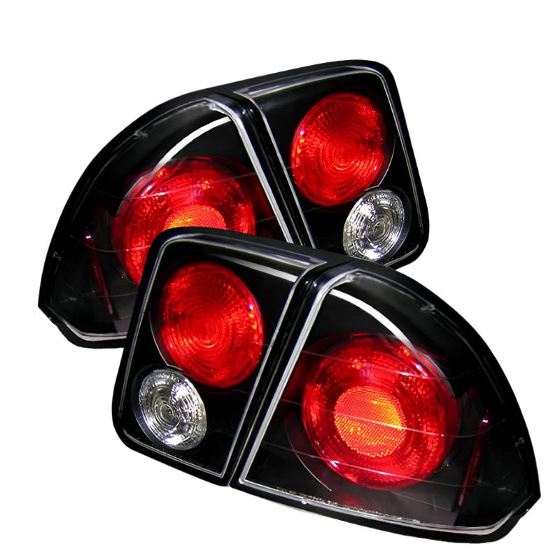 Spyder Honda Civic 01-05 4Dr Euro Style Tail Lights Black ALT-YD-HC01-4D-BK - Black Ops Auto Works