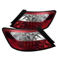 Load image into Gallery viewer, Spyder Honda Civic 06-08 2Dr LED Tail Lights Red Clear ALT-YD-HC06-2D-LED-RC - Black Ops Auto Works
